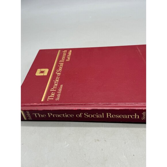 The Practice Of Social Research By Earl Babbie Sixth Edition Hardcover book READ - Picture 2 of 8